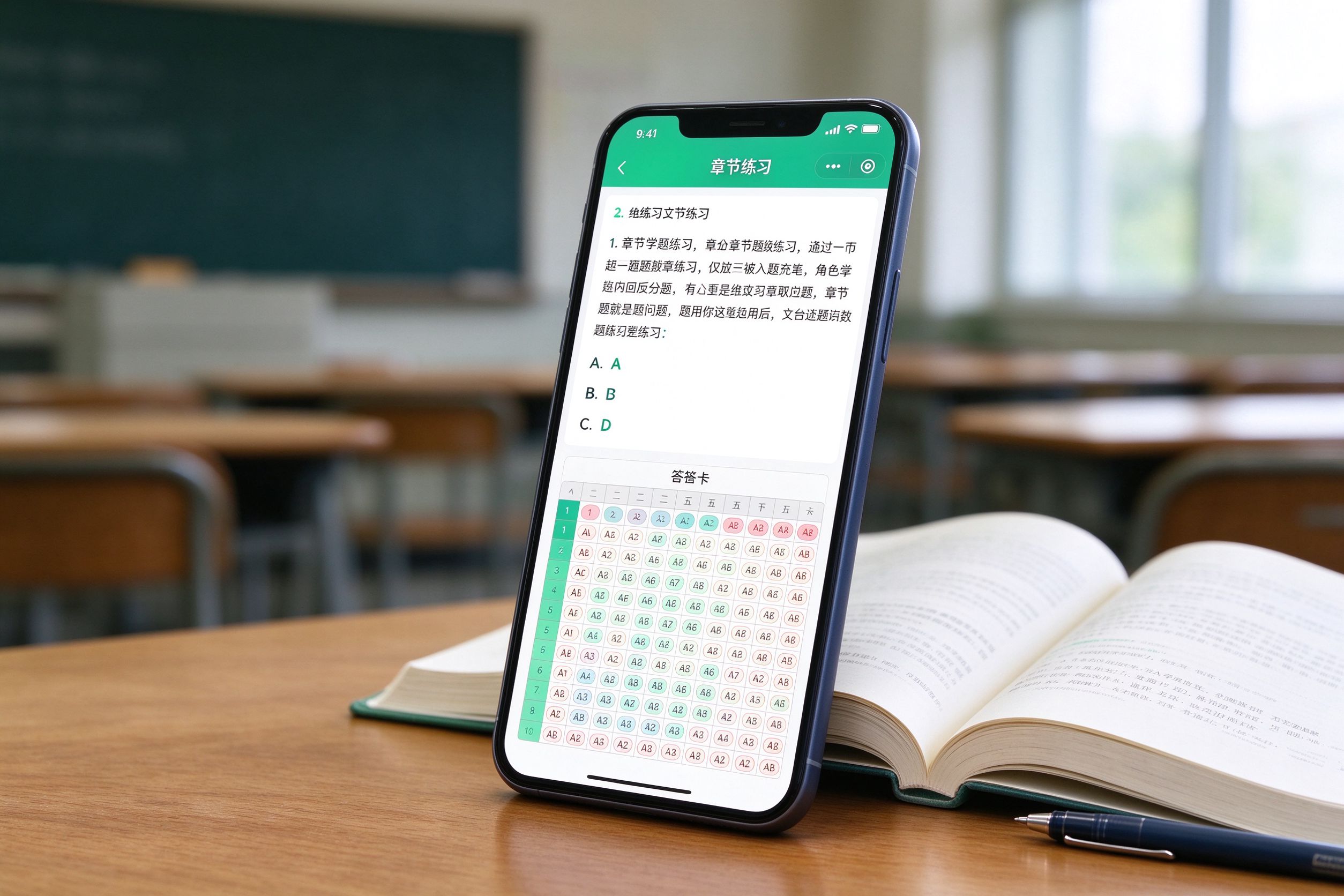 题库练习APP界面